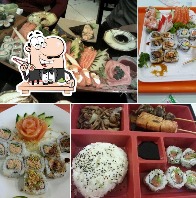 Experimente diversas opções de sushi