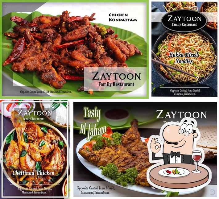 Meals at Zaytoon Family Restaurant