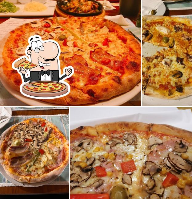 Scegli tra le molte varianti di pizza