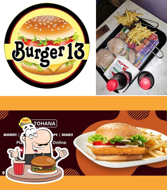 Burger 13’s burgers will cater to satisfy different tastes