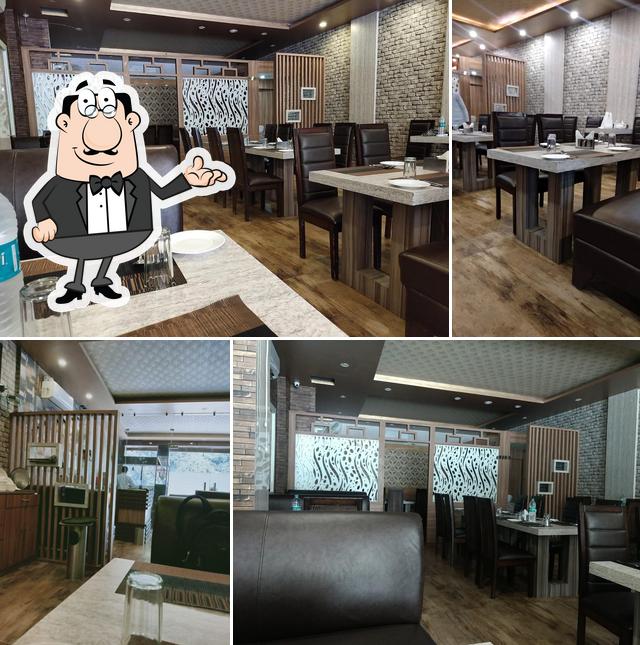 The interior of Flavour Restaurant
