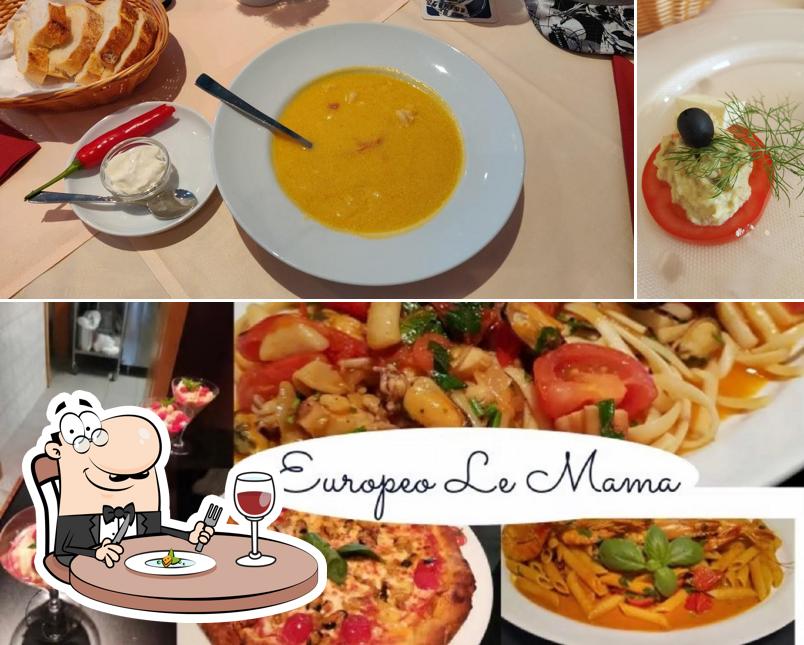 Essen im Restaurant Europeo Le Mama