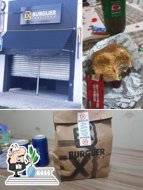 O exterior do Ex Burguer