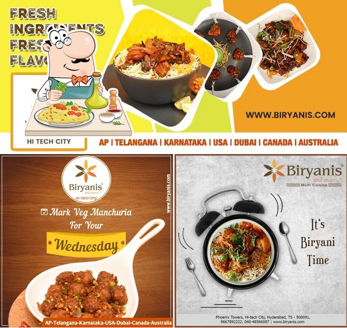 Food at Biryanis and More-Hitech city