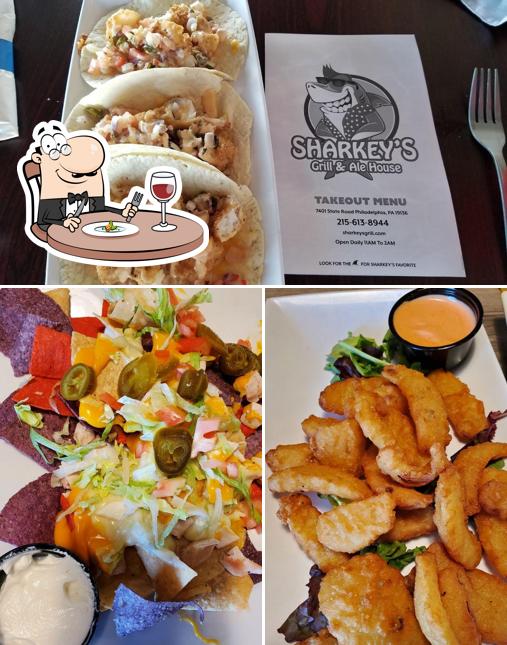 Food at Sharkey’s Grill & Ale House