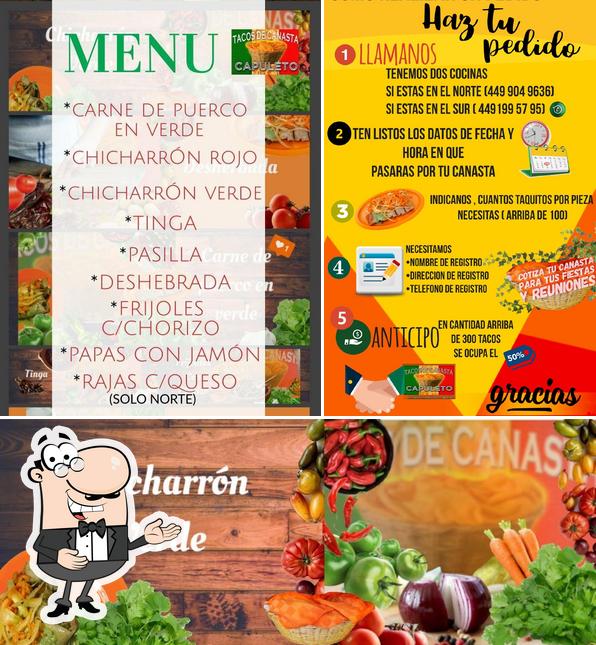 Restaurante Tacos De Canasta Capuleto (centro), Aguascalientes Carta