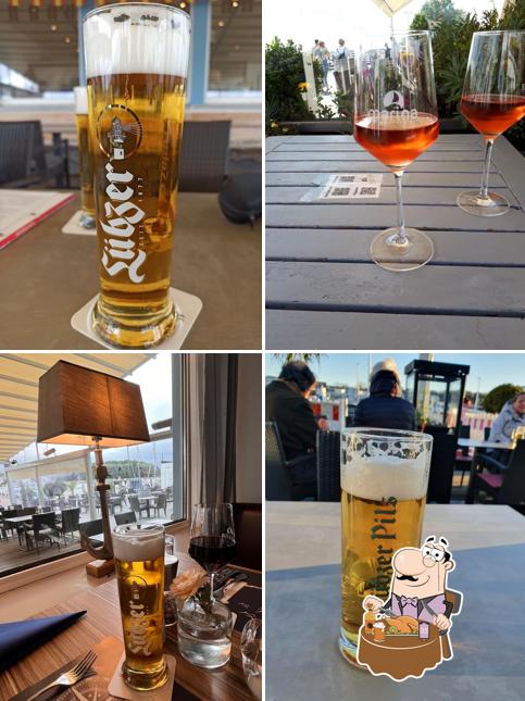 Bestellt ein Bier zum Abendessen