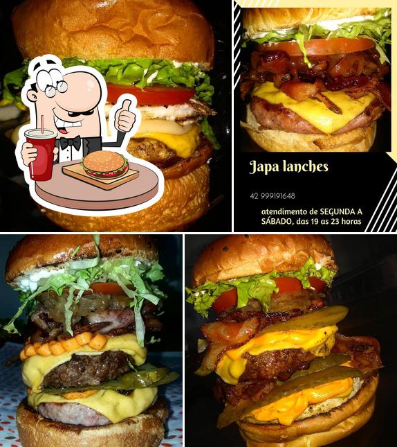 Peça um hambúrguer no JAPA Burguer & Fritas