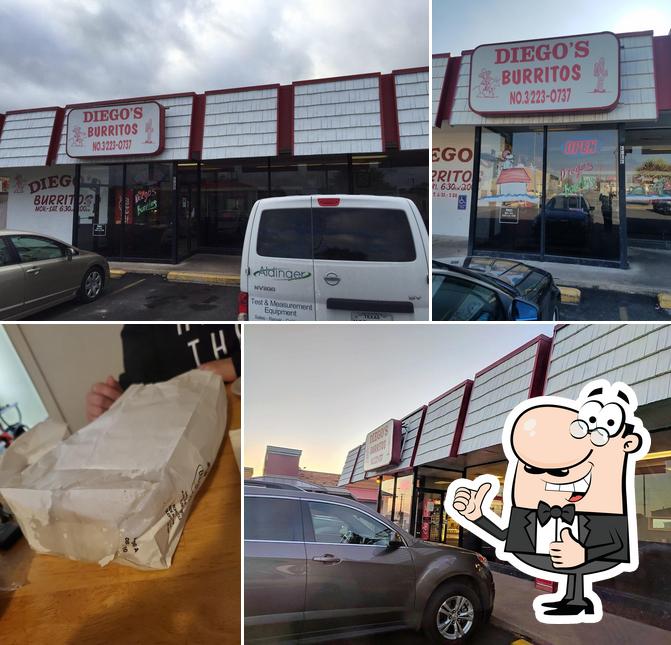 Diego's Burritos, 3033 Sherwood Way in San Angelo Restaurant menu and