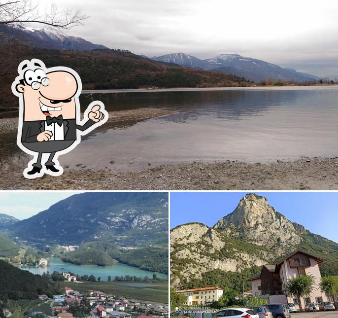 Goditi la vista dagli esterni di Hotel Ideal - Bar, Pizzeria e Bistrò