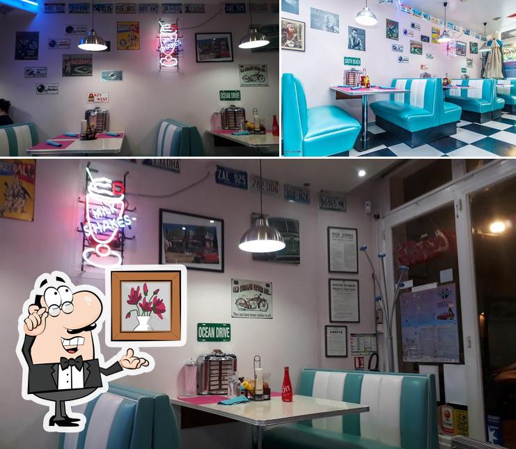 L'intérieur de My Ami - Fifties American Diner