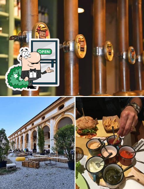 La esterno e cittadini del ristorante