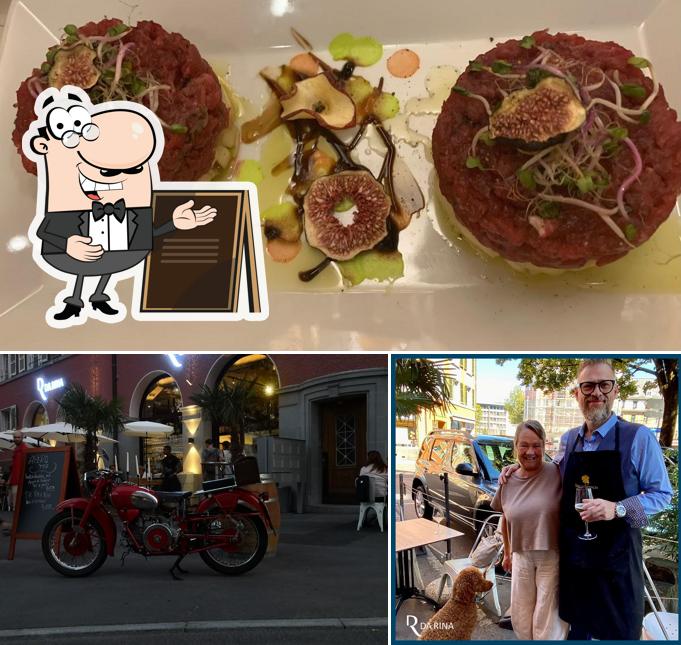 Guarda la immagine che presenta la esterno e cibo di Da Rina
