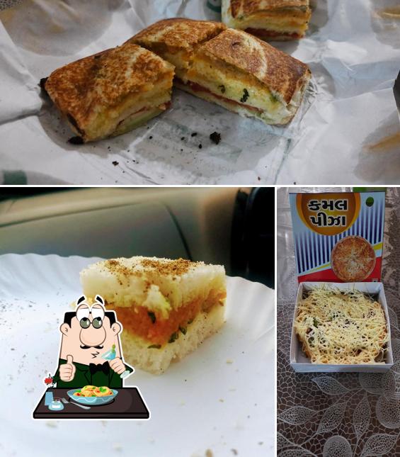 Food at Kamal Pizza