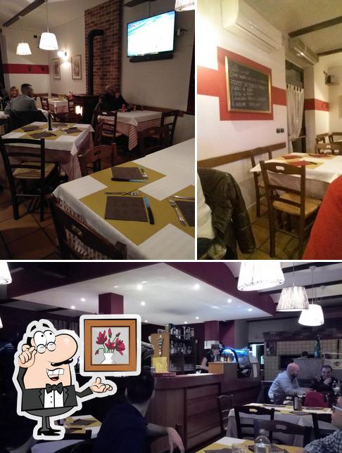 Gli interni di Locanda del Muré...pizzeria ristorante