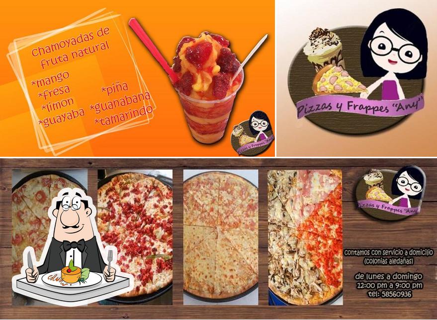 Food at Pizzas Y Frappes Any