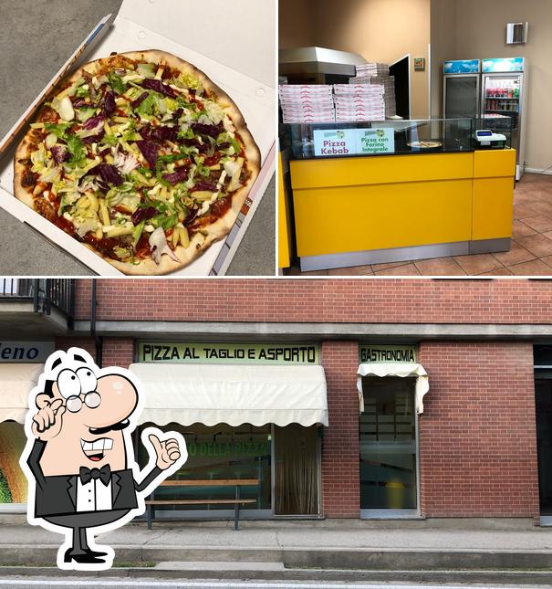 Tra le varie cose da Pizzeria da Asporto Civico 18 - L’Angolo della pizza si possono trovare la interni e pizza