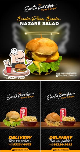 Consiga um hambúrguer no Santa Parrilha Steak & Burger