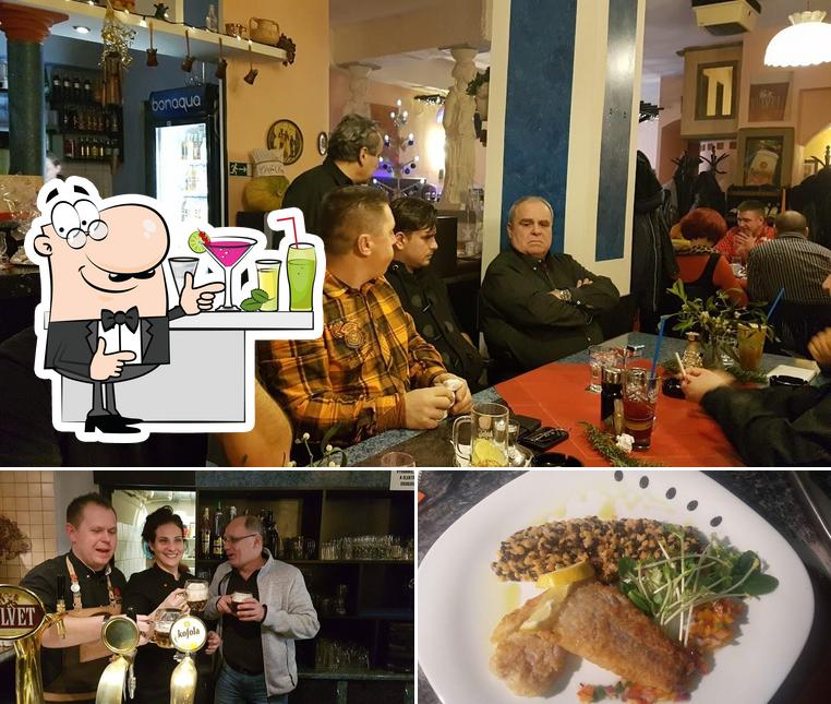Taverna Elpida - Řecká Restaurace is distinguished by bar counter and food