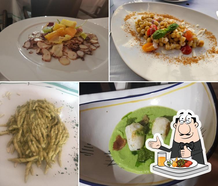 Platti al Ristorante Acquapazza Cetara