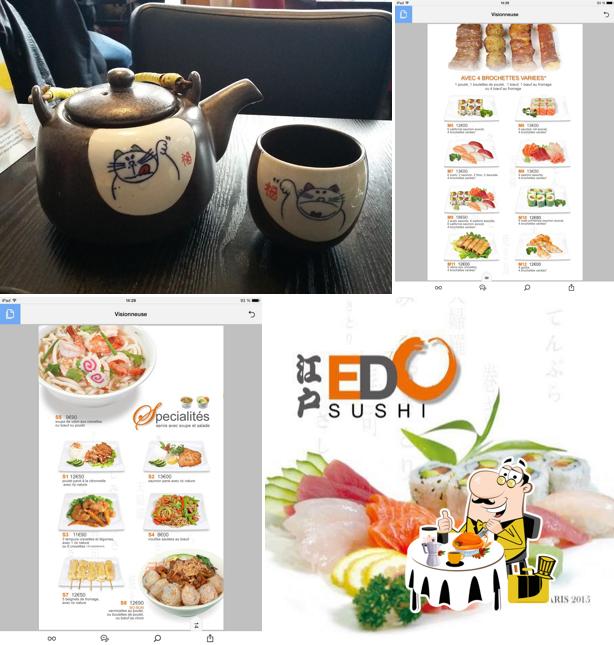 Plats à Edo sushi