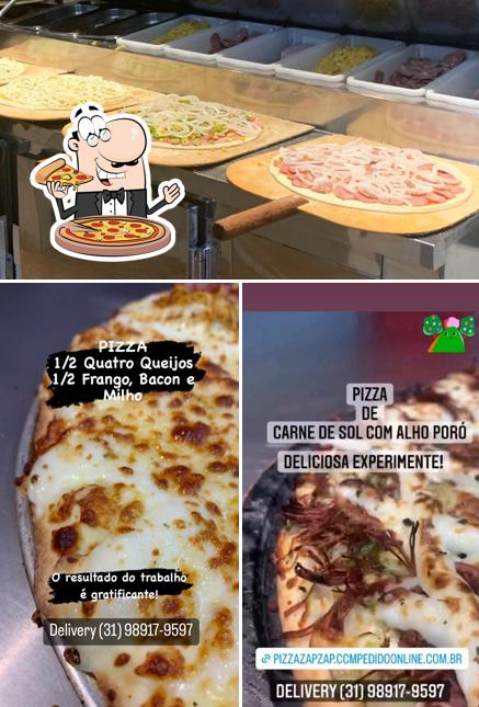 No Pizza Zap Zap Padre Eustáquio, você pode pedir pizza