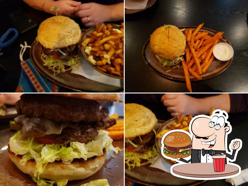 Les hamburgers de J’s Roadhouse Bar & Grill will conviendront différents goûts