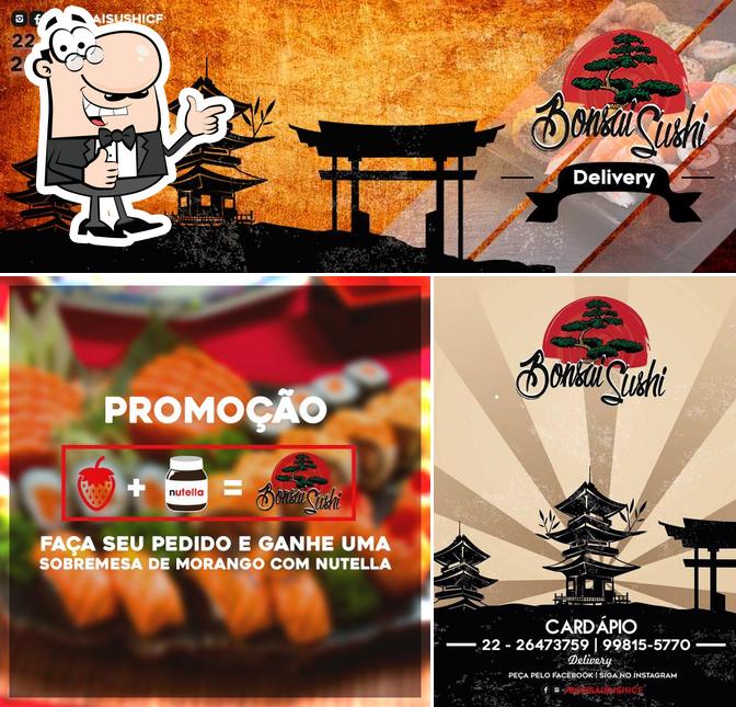 Look at the photo of Bonsai Sushi Cabo Frio Cabo Frio RJ