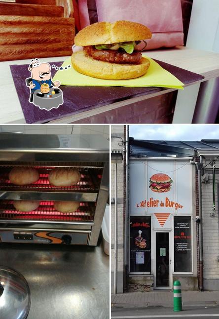 Nourriture à L'Atelier du Burger foodtruck