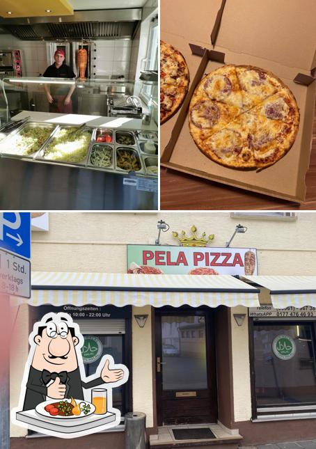 Еда и внешнее оформление - все это можно увидеть на этом снимке из Pizza Pela