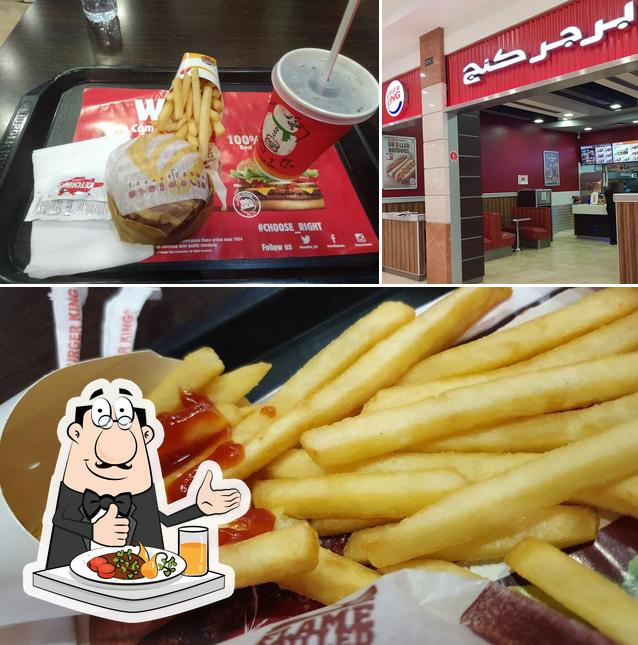 Estas son las imágenes donde puedes ver comida y interior en Burger King - Khalidiya Mall