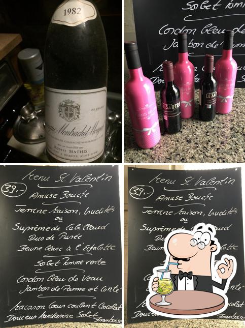 Voici l’image affichant la boire et tableau noir sur Restaurant Au Castel Keskastel