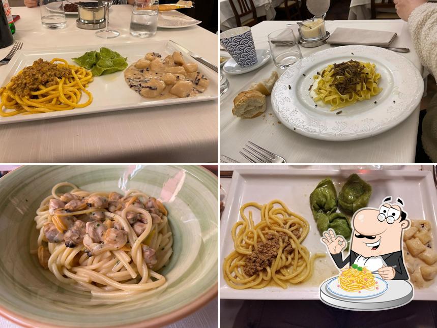 Spaghetti alla carbonara al Ristorante Greppia