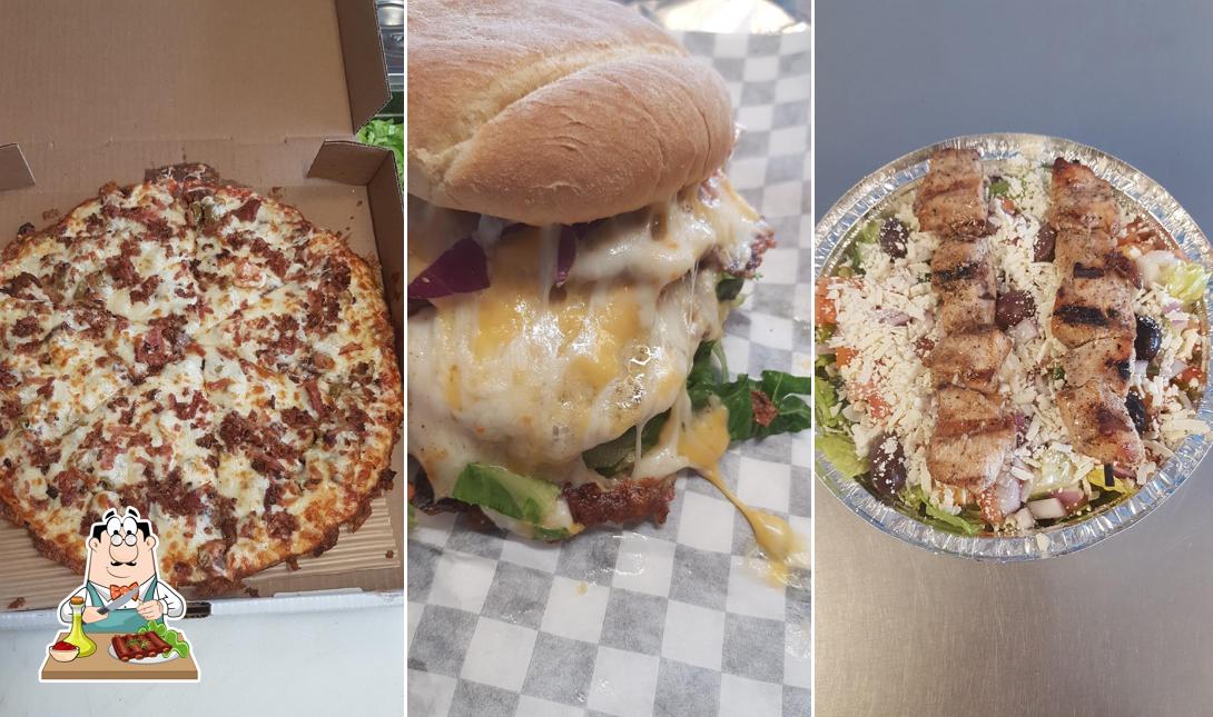 Jimmy's Gyro, Pizza & Poutinerie propose des repas à base de viande