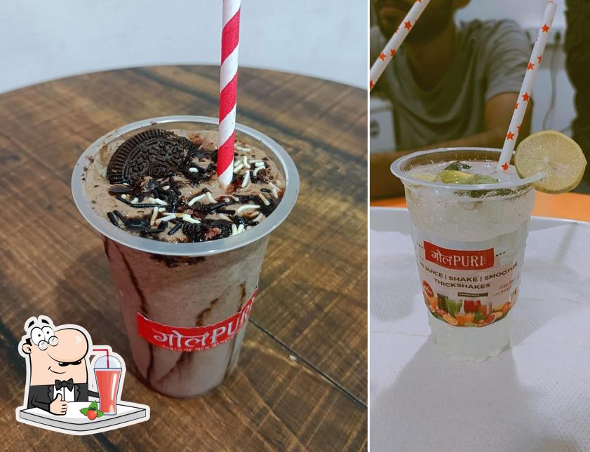Enjoy a beverage at Golpuri Cafe