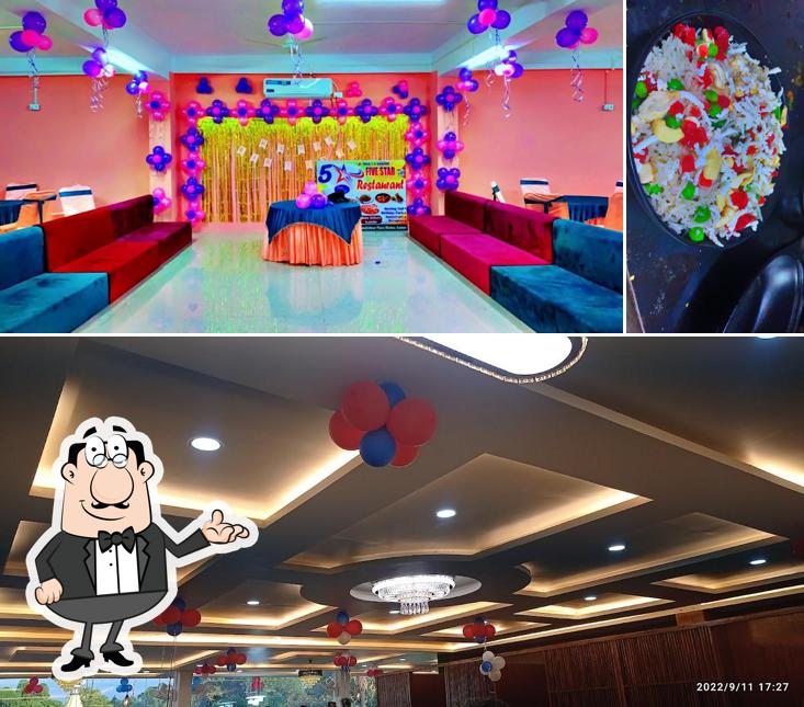 Five star resturant is distinguished by interior and food