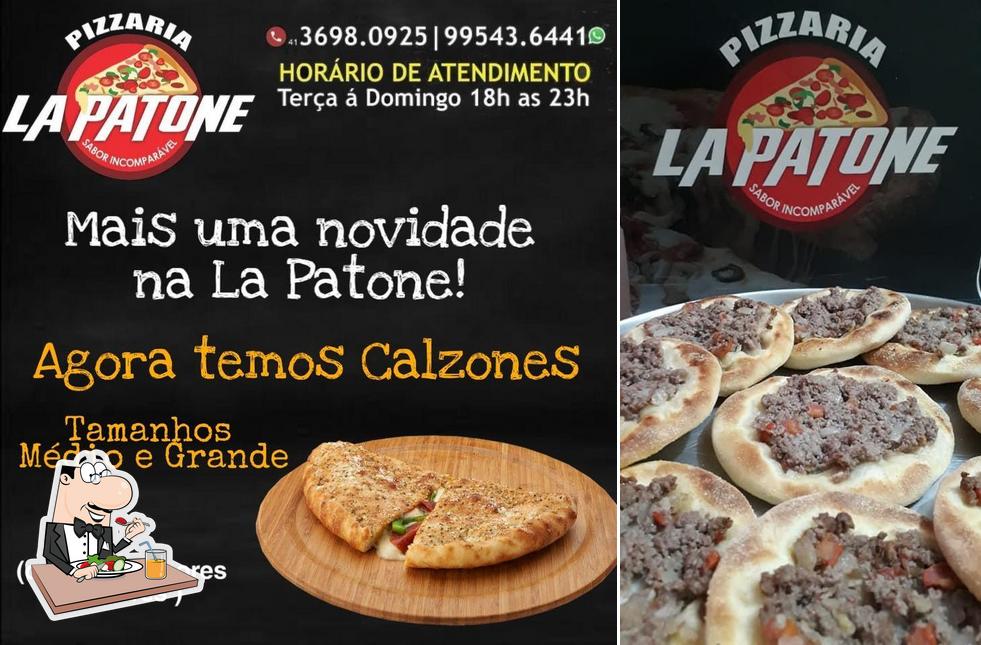 Comida em Pizzaria La Patone