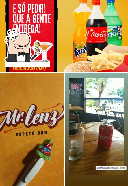 O Mr. Lenz Espeto Bar se destaca pelo bebida e comida
