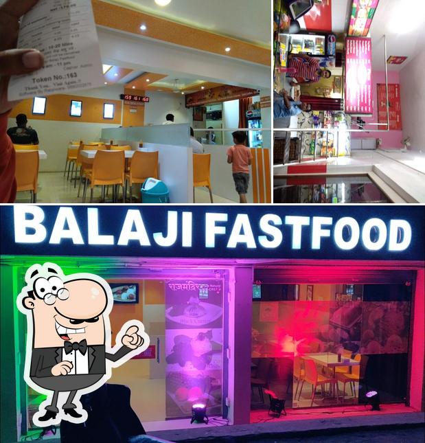 The interior of Balaji Fast Food