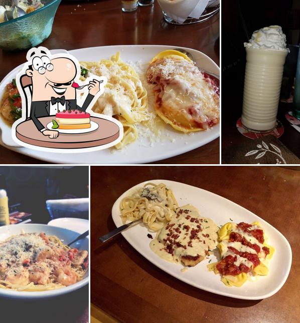 Olive Garden Italian Restaurant serves a selection of sweet dishes