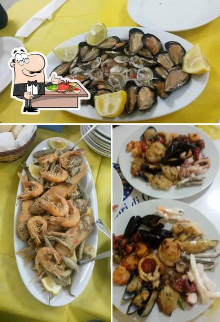 Prenez des fruits de mer à Fricennu Mangiannu