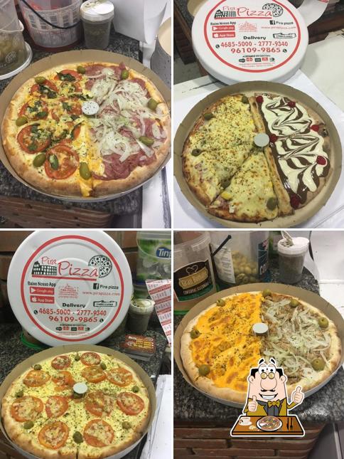 Experimente pizza no Pizzaria Pira Pizza