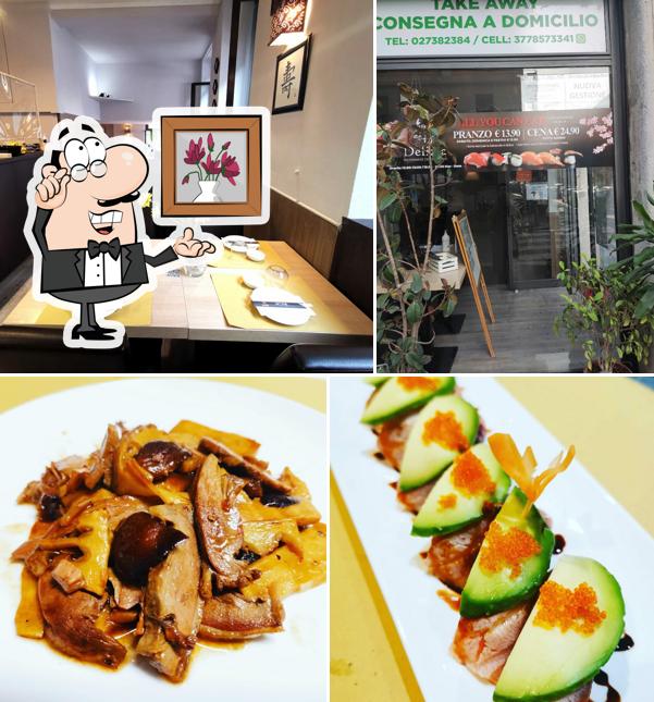 Gli interni di Kinmdo Sushi cinese e giapponese