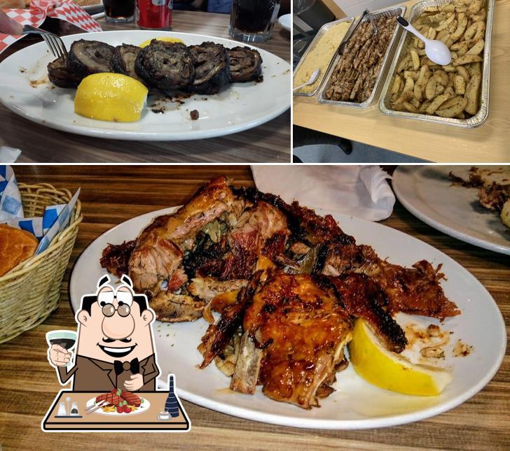 Prenez des plats à base de viande à The Greek Grill