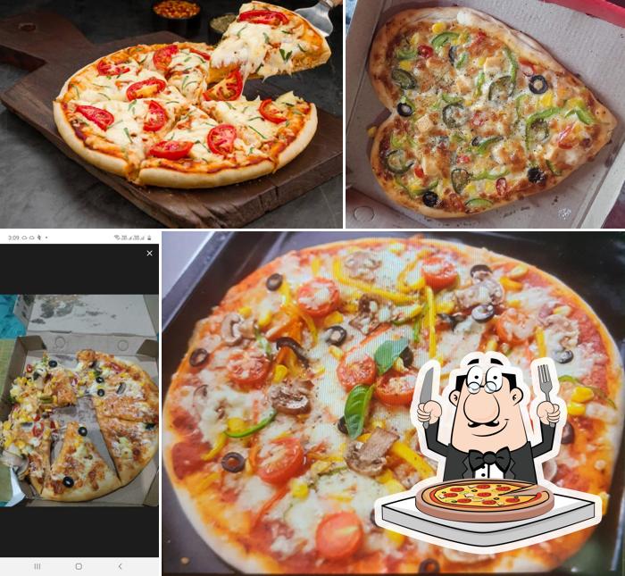 Pick pizza at WOW FASTFOOD