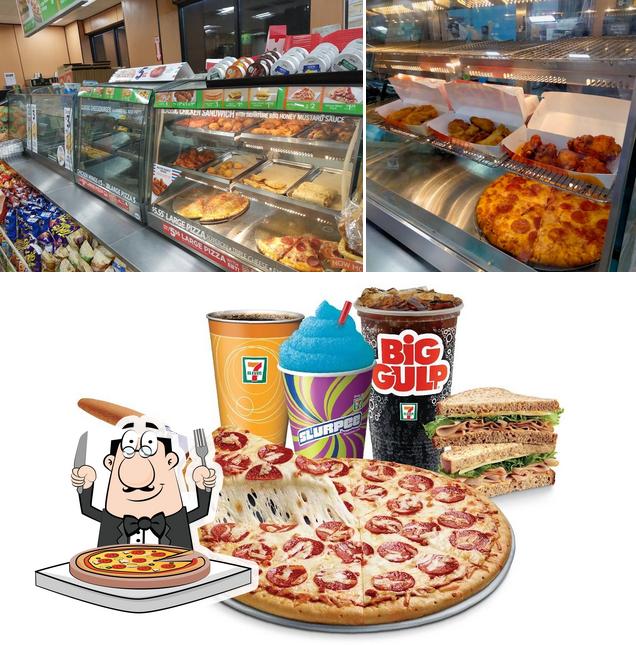 Get pizza at 7-Eleven