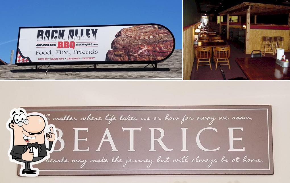 Back Alley BBQ, 2312 N 6th St in Beatrice Restaurant menu and reviews