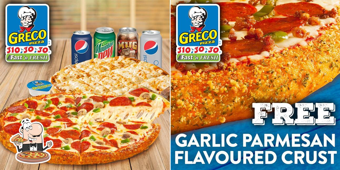 Commandez des pizzas à Greco Pizza