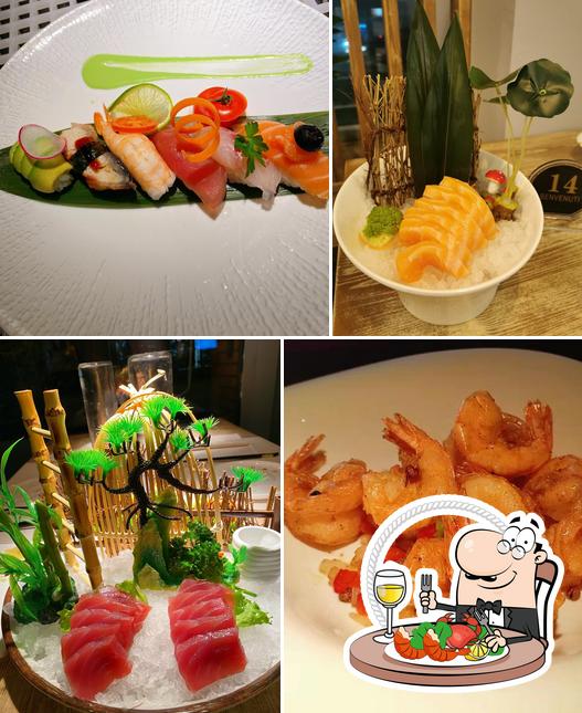 Try out seafood at Mia Mia sushi