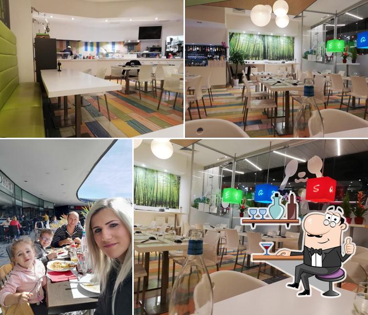 Gli interni di Royal -wok & grill